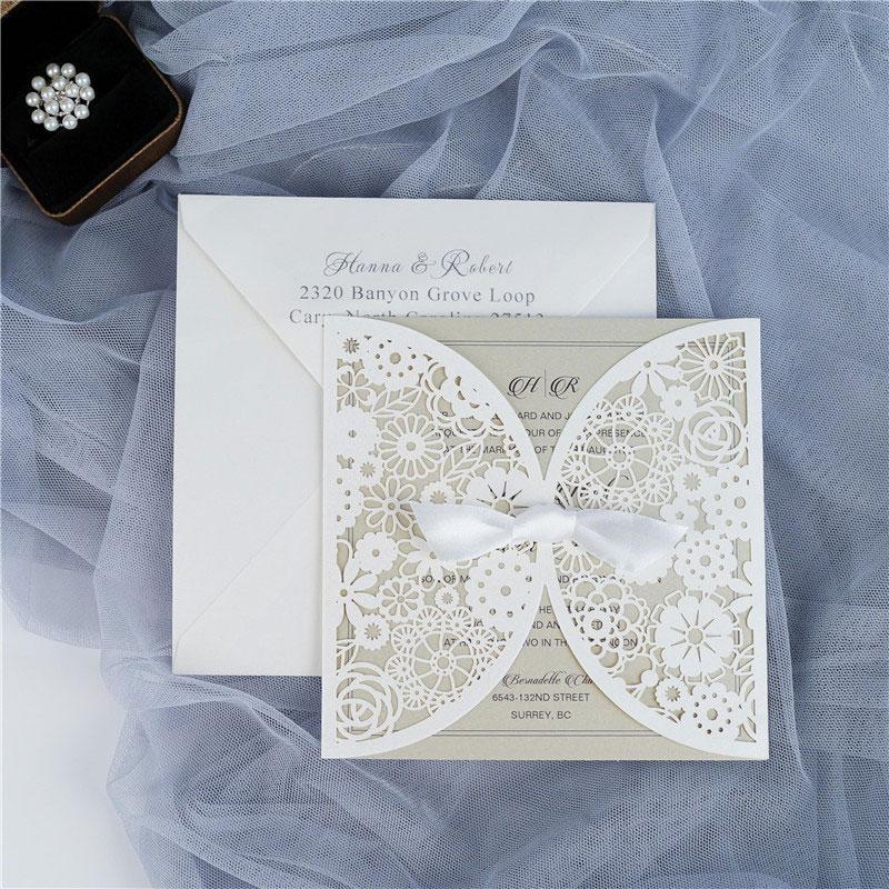 'Floral Gates' SQ - Laser cut Gate Fold