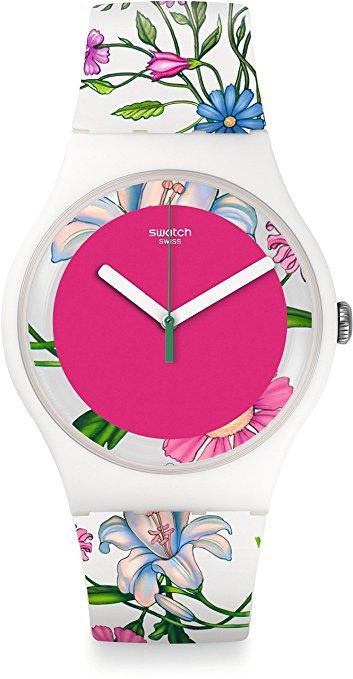 Дамски нов многоцветен силиконов швейцарски кварцов часовник Gent SUOW127 Swatch