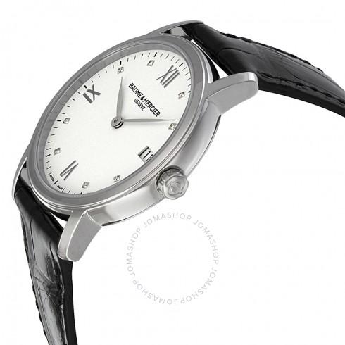 Дамски часовник Baume и Mercier Classima с бял циферблат