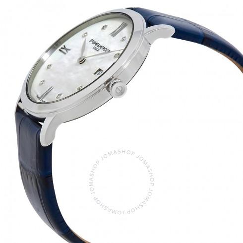 Дамски часовник Classima със седефен диамантен циферблат