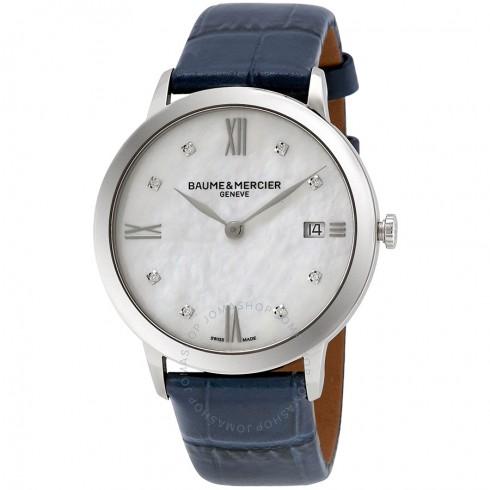 Дамски часовник Classima със седефен диамантен циферблат